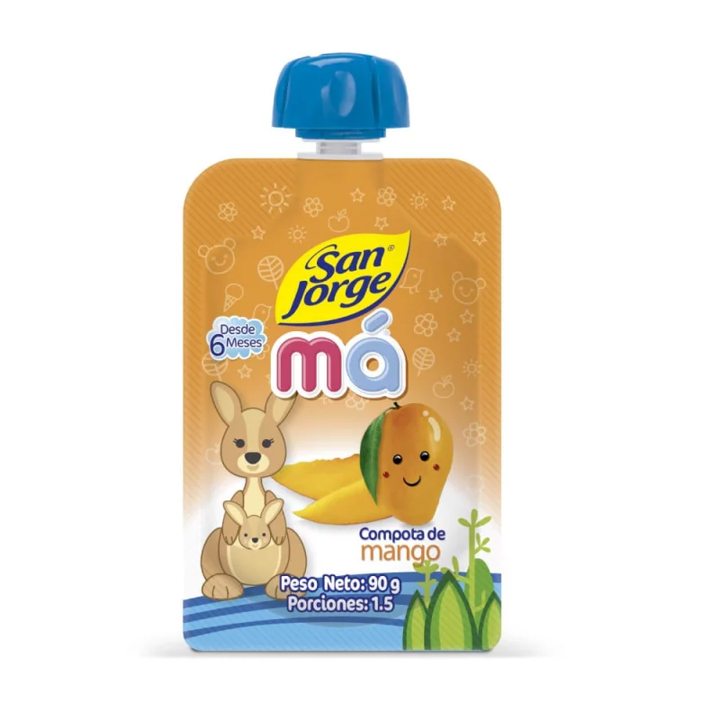 Compota San Jorge Mango Doypack 90 Gr