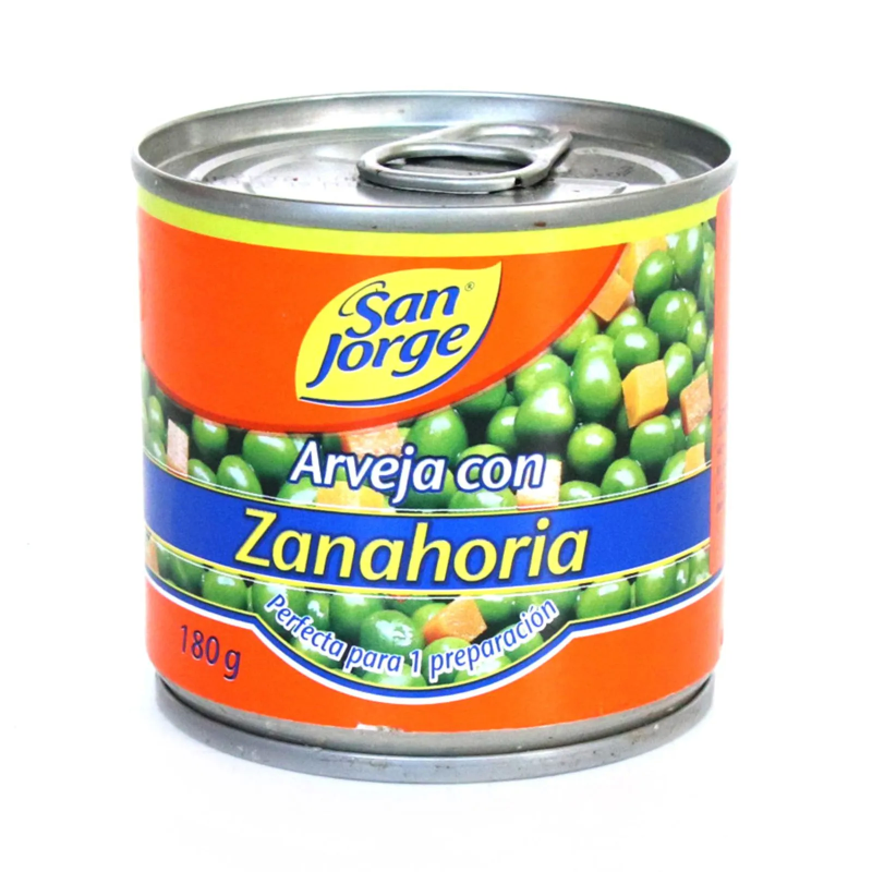 Arveja Zanahoria San Jorge Lata 180 Gr