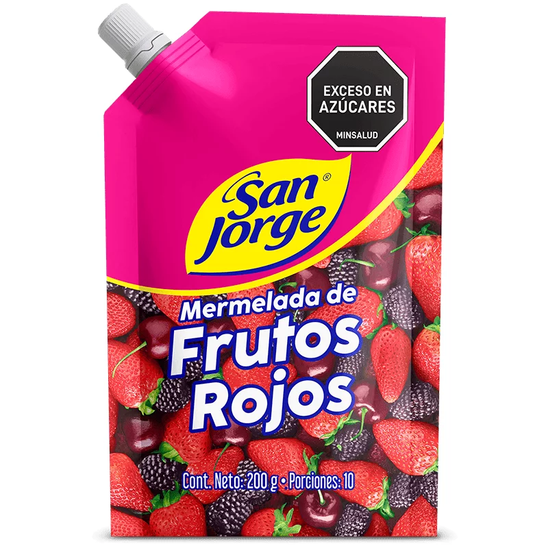 Mermelada San Jorge Frutos Rojos Doypack 200 Gr