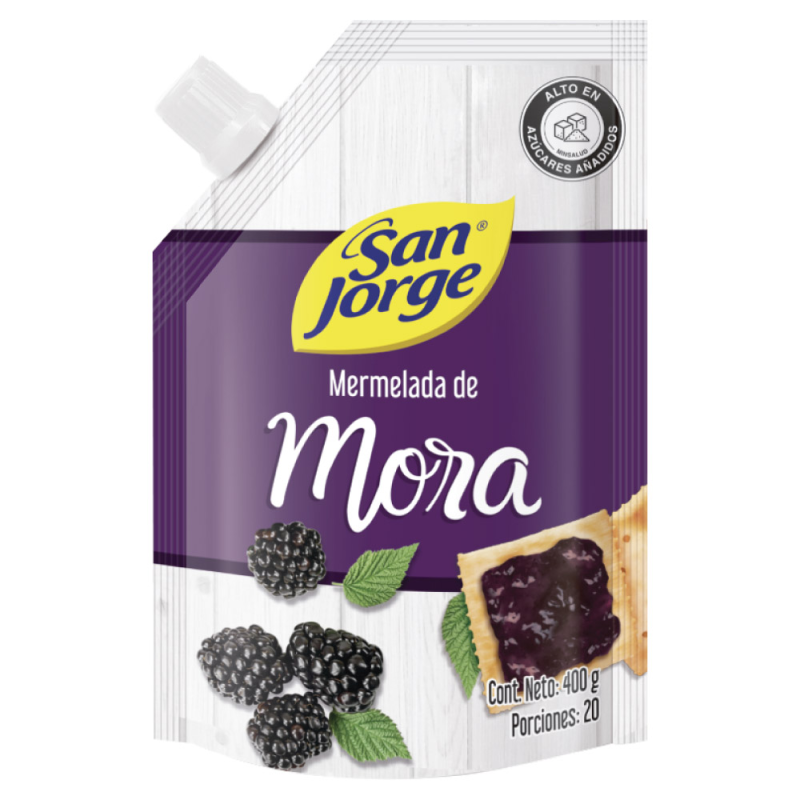 Mermelada San Jorge Mora Doypack 400 Gr
