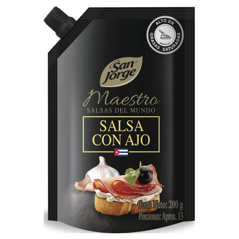 Salsa Con Ajo San Jorgex200g D-p