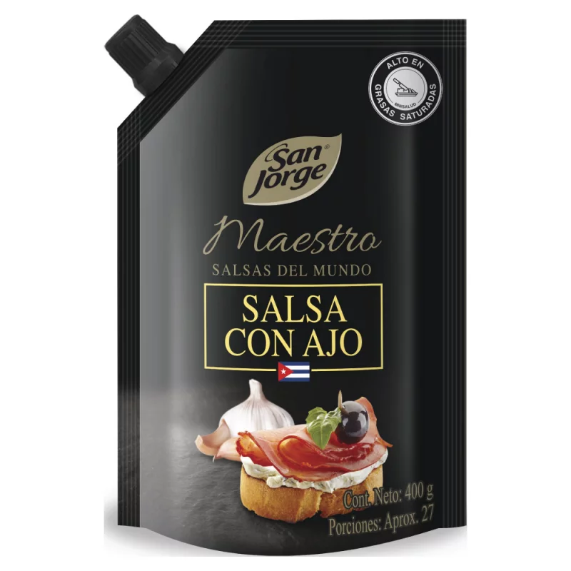 Salsa Con Ajo San Jorgex400g D-p