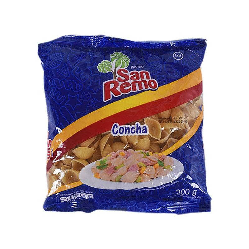 Pasta San Remo Conchas 200 Gr