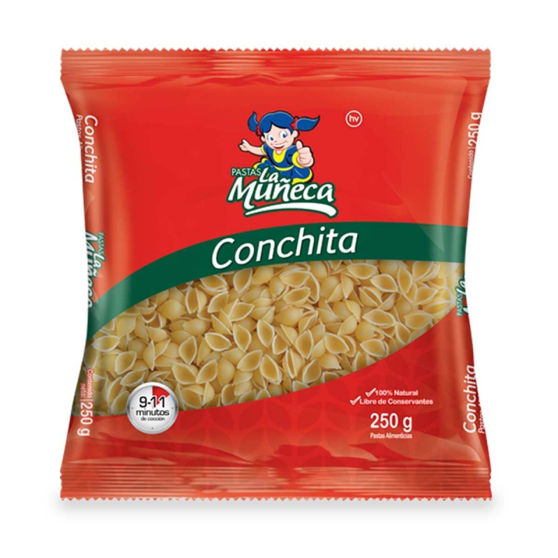 Pasta La Muneca Conchita 250 Gr