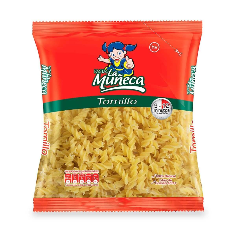 Pasta La Muneca Tornillo 250 Gr