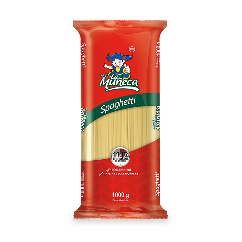 Pasta La Muneca Spaguetti 1000 Gr
