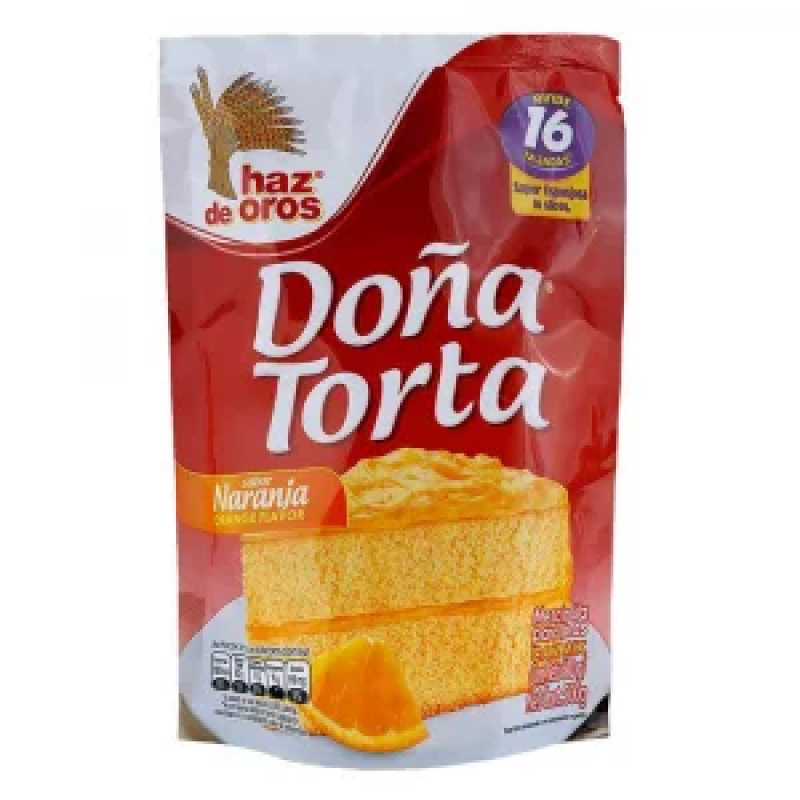 Mezcla Para Torta Haz De Oros Naranja Naranja 500 Gr