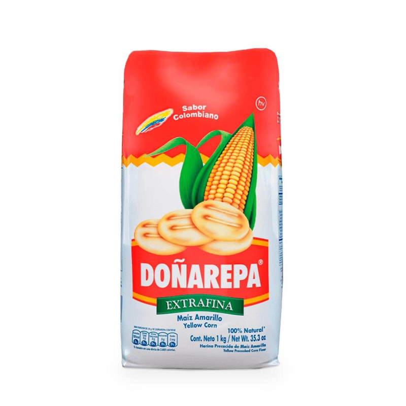 Harina De Maiz Dona Arepa Arepa Blanca 1000