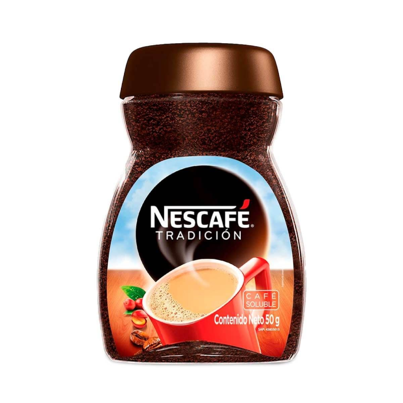 Cafe Nescafe Instantaneo Tradicional Frasco 50 Gr