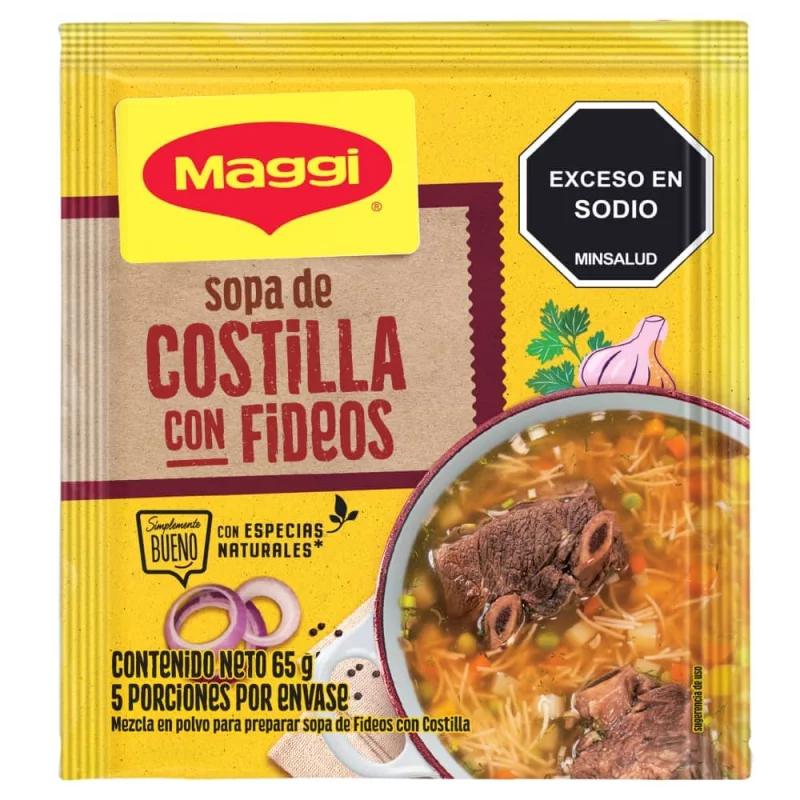 Sopa Maggi X 65g Cost Con Fideos