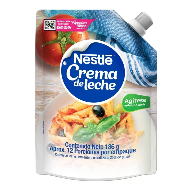 Crema De Leche Nestle Semientera X 186g
