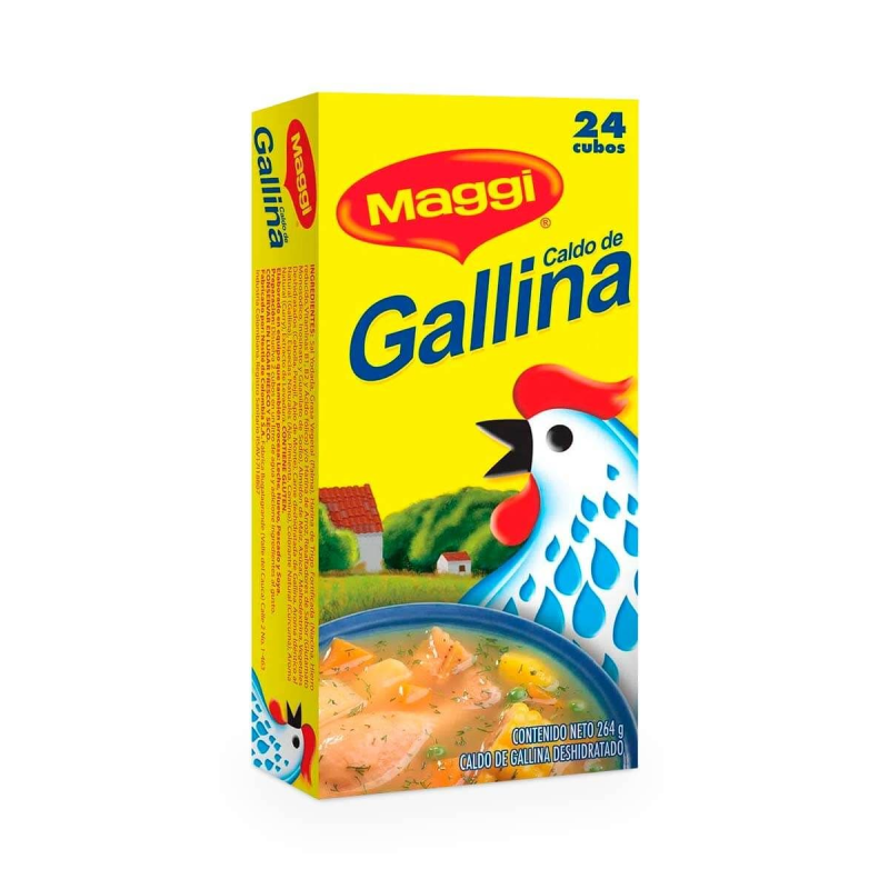 Caldo De Gallina Maggi Cubos 24 Und 11 Gr
