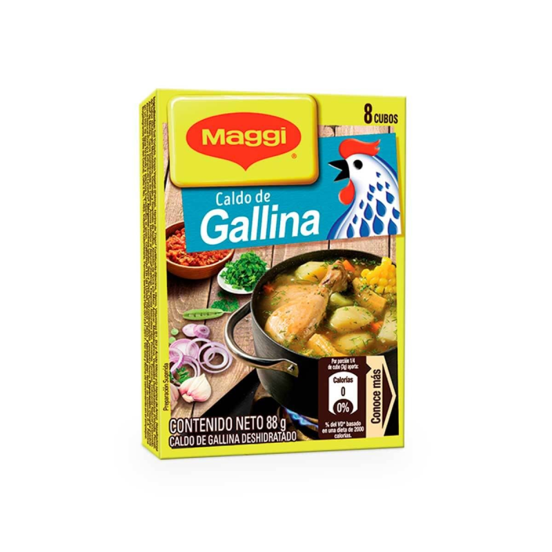 Caldo De Gallina Maggi Cubos 8 Und 11 Gr