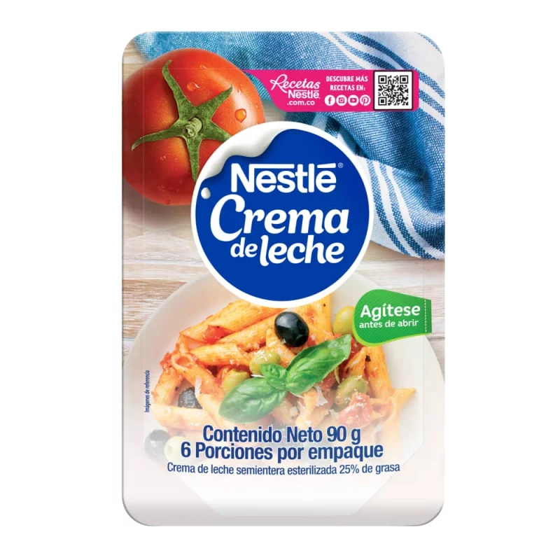 Crema Leche Nestlex90g Semientera