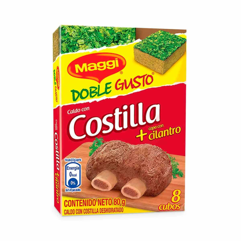 Caldo De Costilla Maggi Cilantro Perejil 8 Und 10 Gr