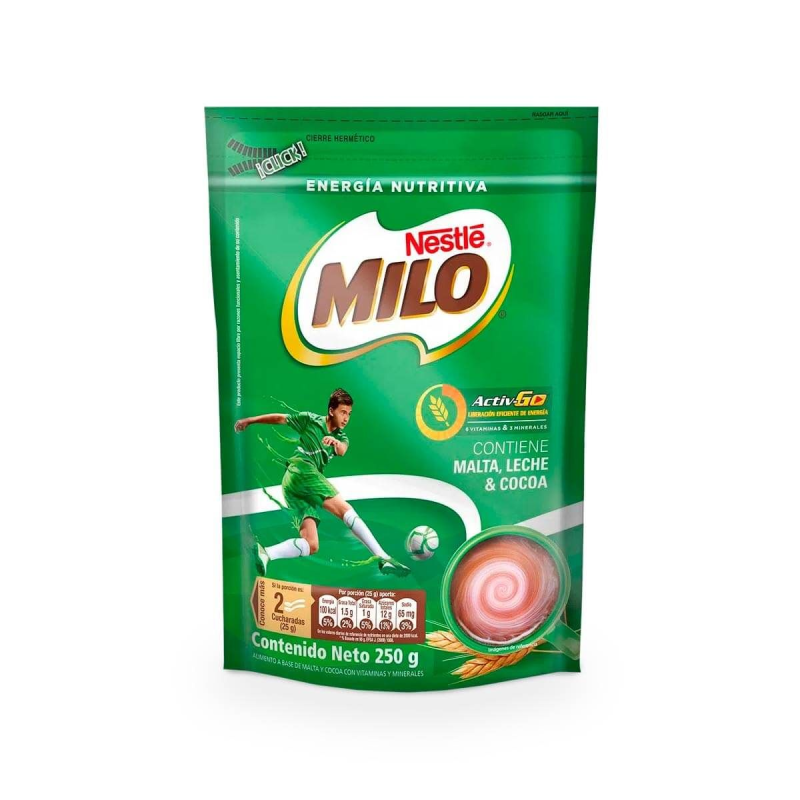 Bebida Instantanea Milo Activ Go 250 Gr