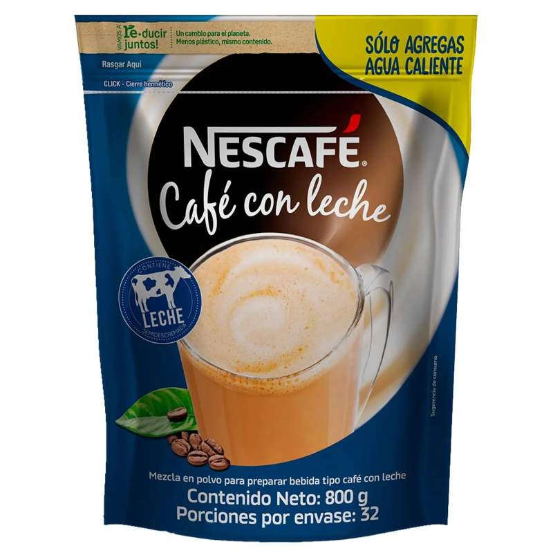 Cafe Nescafe Con Leche 800 Gr