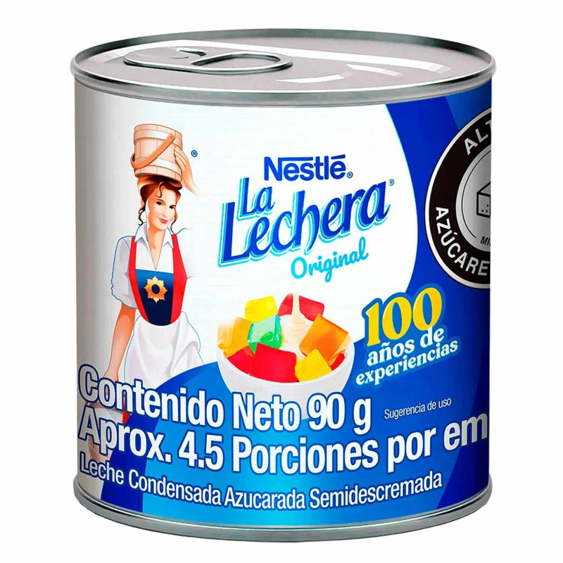 Leche Condensada La Lechera Lechera Semi Descremada Lata 90