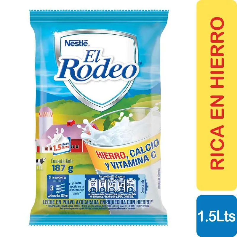Leche En Polvo En Polvo Rodeo 187