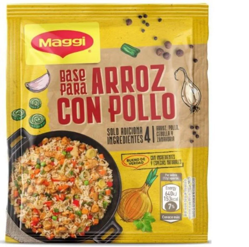 Sazonador Maggi Arroz Con Pollo 90 Gr