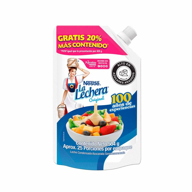 Leche Condensada La Lechera 504