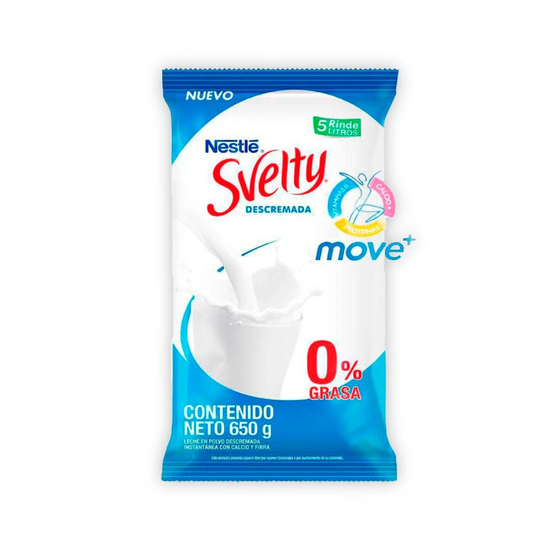 Leche En Polvo En Polvo Svelty Move Descremada 650