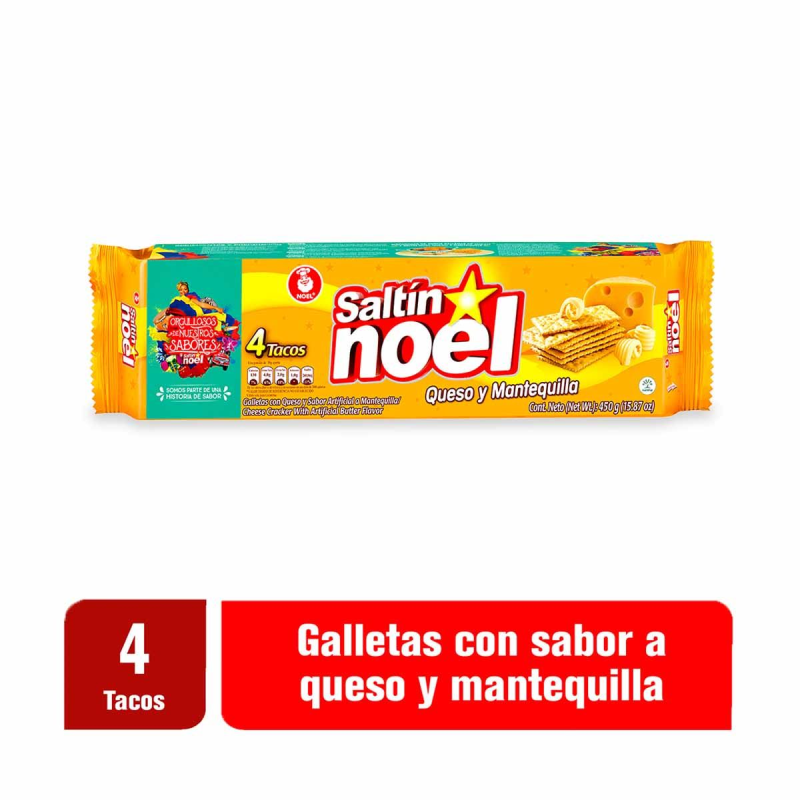 Galletas Saltin Noel Queso Y Mantequilla