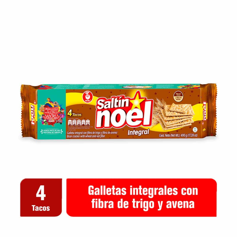 Galletas Saltin Noel Integral Doble