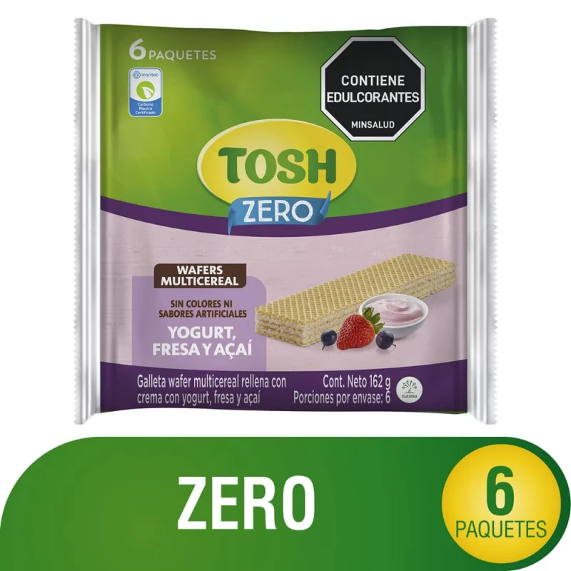 Galleta Tosh X162g Wafer Bolsa