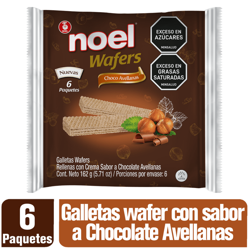 Galletas Noel Wafer Choco Avellana