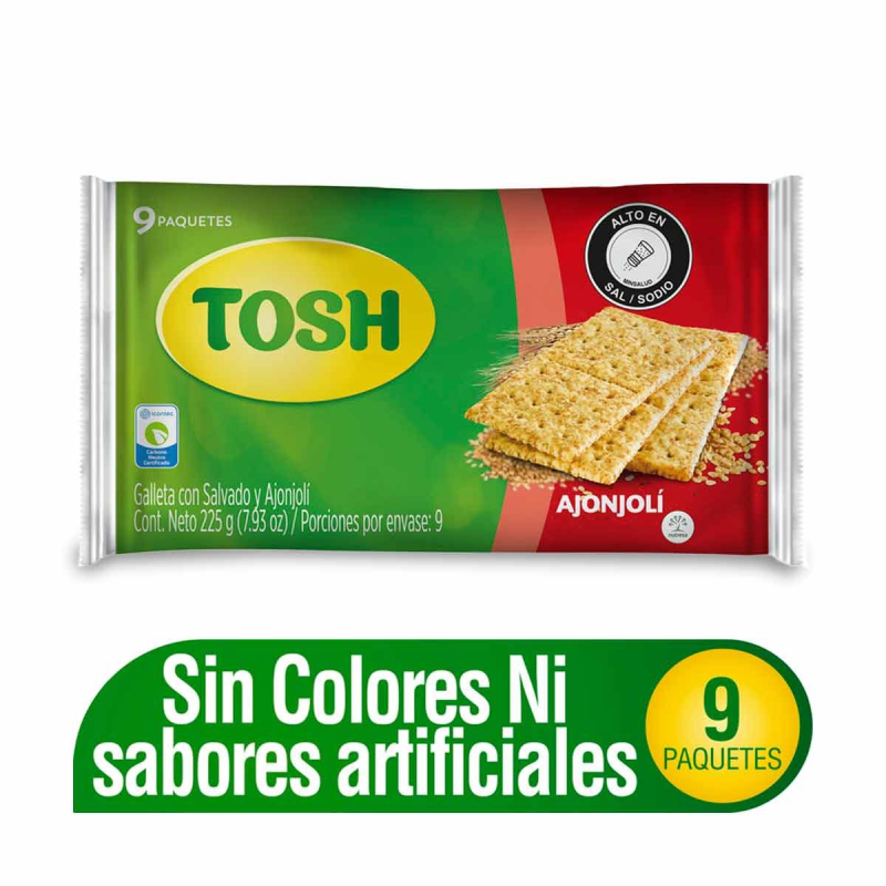 Galletas Tosh Ajonjoli