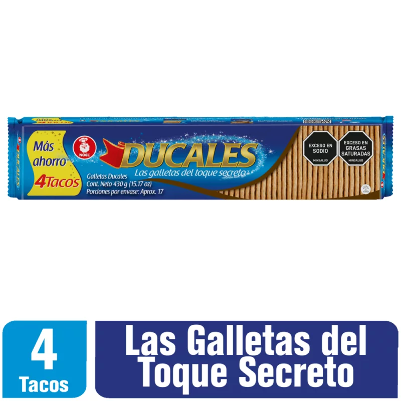 Galletas Ducales 4 Tacos 430 Gr
