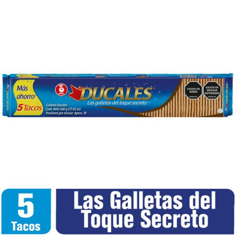 Galletas Ducales 5 Tacos 500 Gr