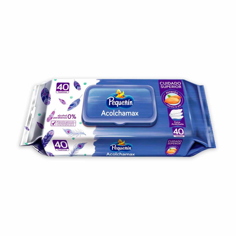 Panitos Humedos Pequenin Acolchamax 40 Und