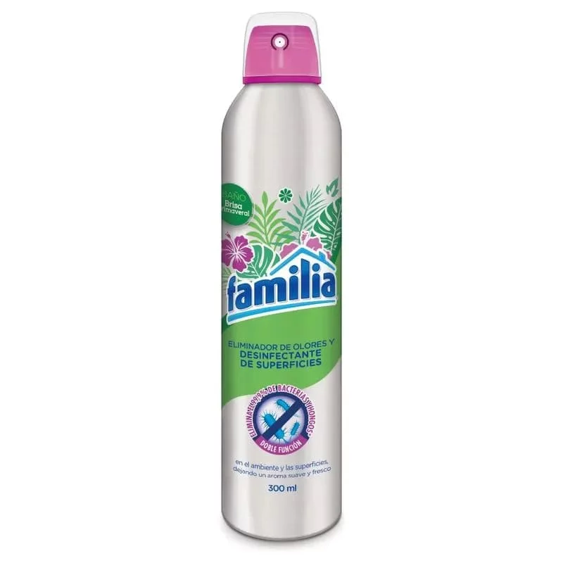 Eliminador De Olor Familia Bano Brisa 300 Ml