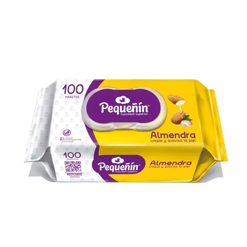 Panitos Humedos Pequenin Alamendra 100 Und