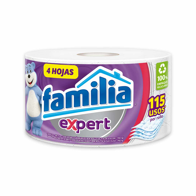 Papel Higienico Familia Expert 1 Rollo