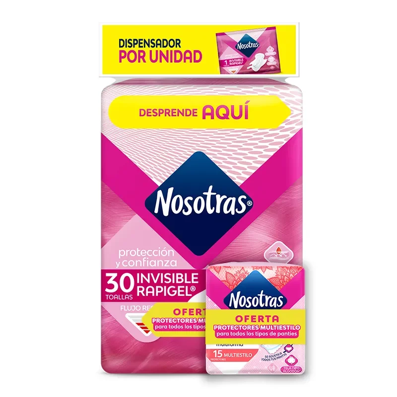 T.h Invisible Rapigel Nosotras*30+15u