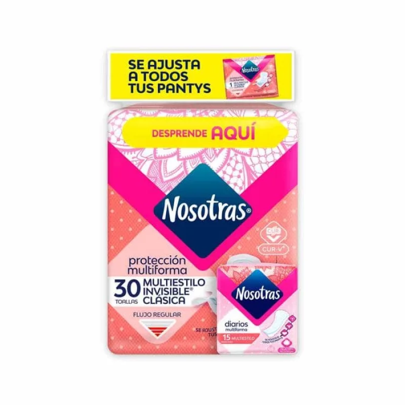 T.h Invisible Clasica Nosotras*30+15u