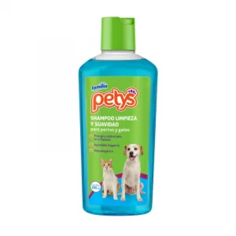 Shampoo Petys Limpieza Y Suavidad 235 Ml