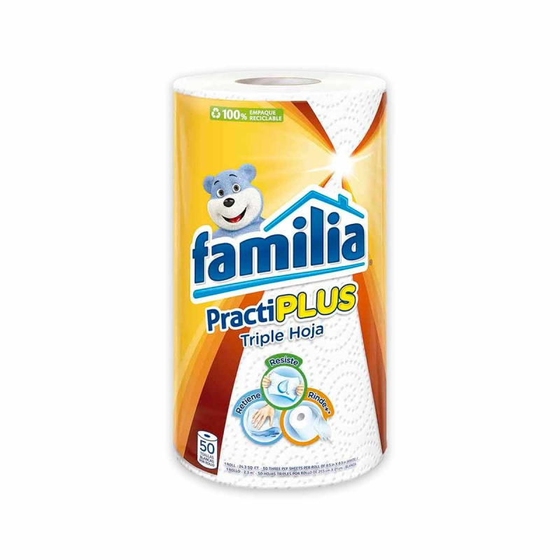 Toalla Cocina Familia Practidiaria 50 Hojas 50