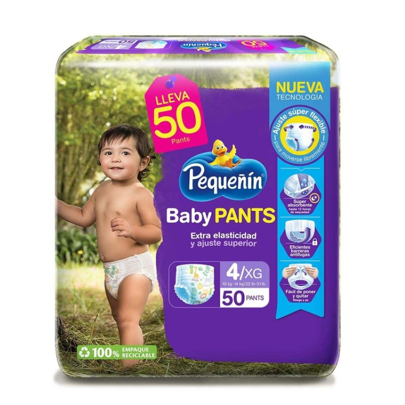 Panal Pequenin Baby Pants Etp 4 50und