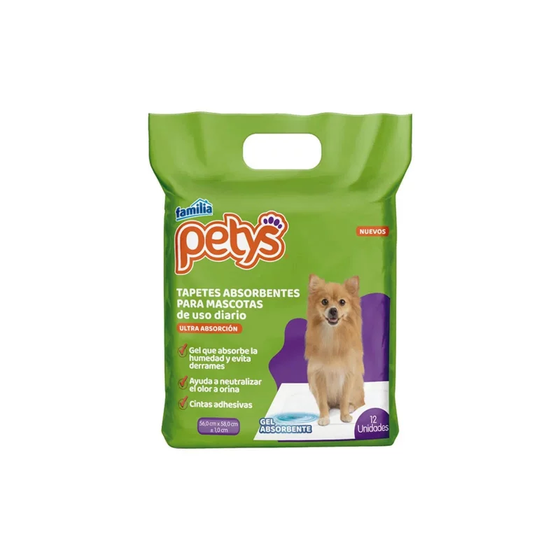 Tapetes Petys Absorbentes 12 Und