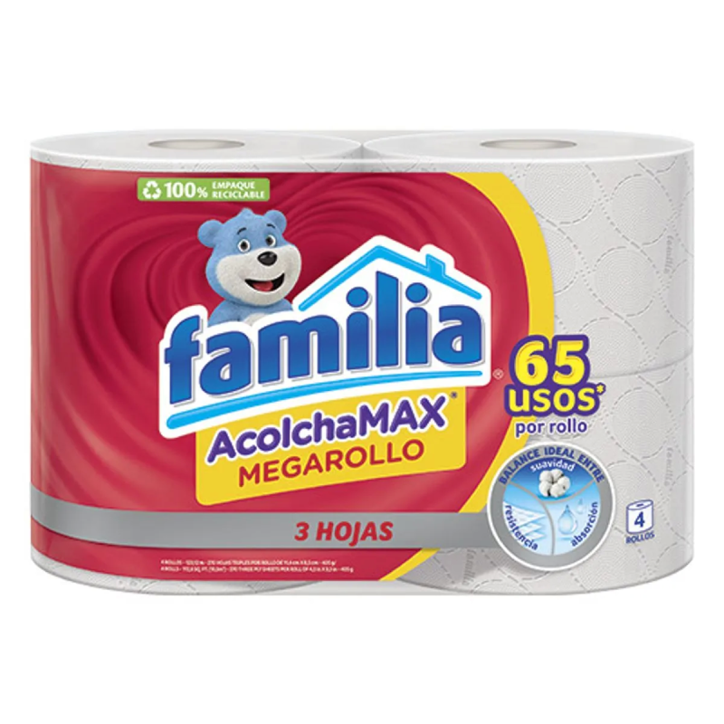 Papel Higienico Familia Acmax 31m Fsc-m 4und