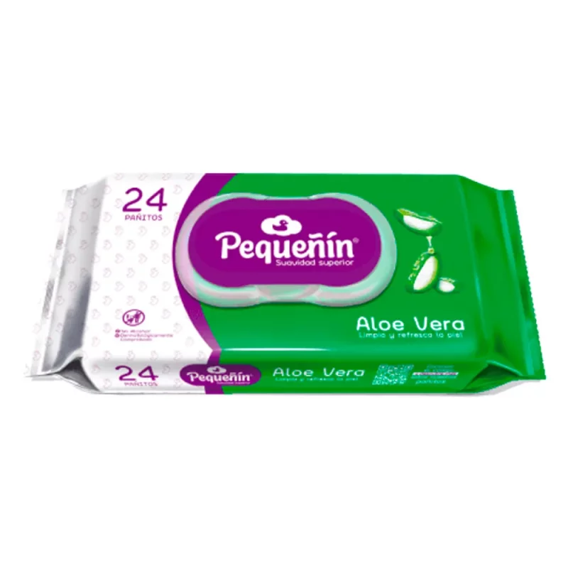 Panitos Humedos Pequenin Aloe 24 Und