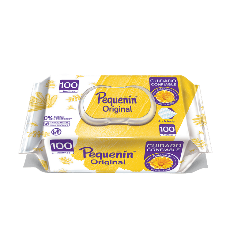 Panitos Humedos Pequenin Karite Of 100 Und