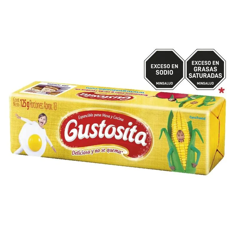 Margarina Esparcible Gustosita X125g