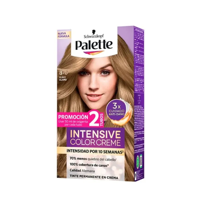 Palet 50ml Tub+ox 8-0 Rubio Claro