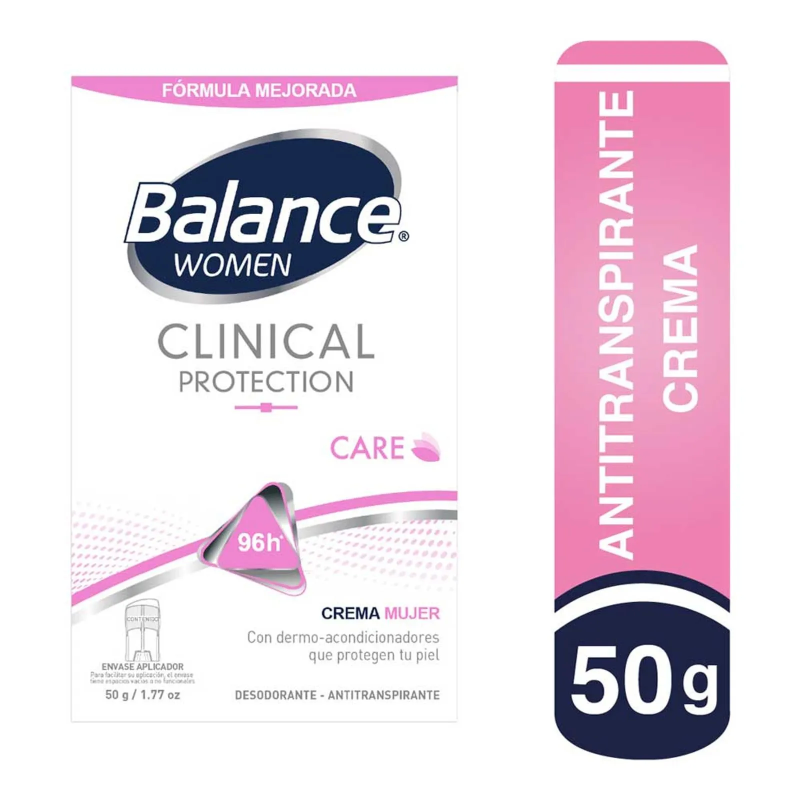 Desodorante Balance Clinical Care Mujer 50 Gr
