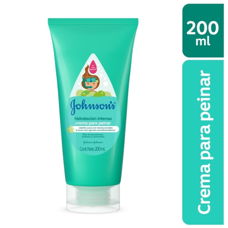 Crema De Peinar Johnsons Hidratacion Instensa 200 Ml